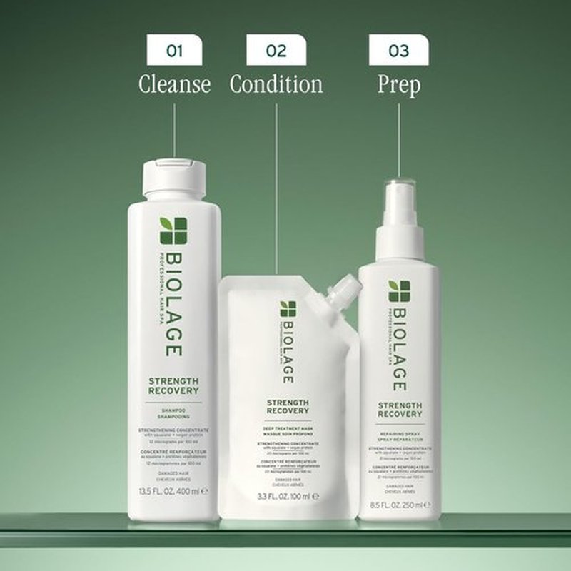 Biolage Strength Recovery Deep Treatment - Nourishes & Protects Hair, Reduces Breakage, Vegan Formula