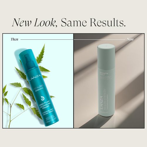 L'ANZA Healing Strength Detangling Primer - Leave-In Hair Detangler for Breakage Prevention & UV Protection | Color Safe, Sulfate Free