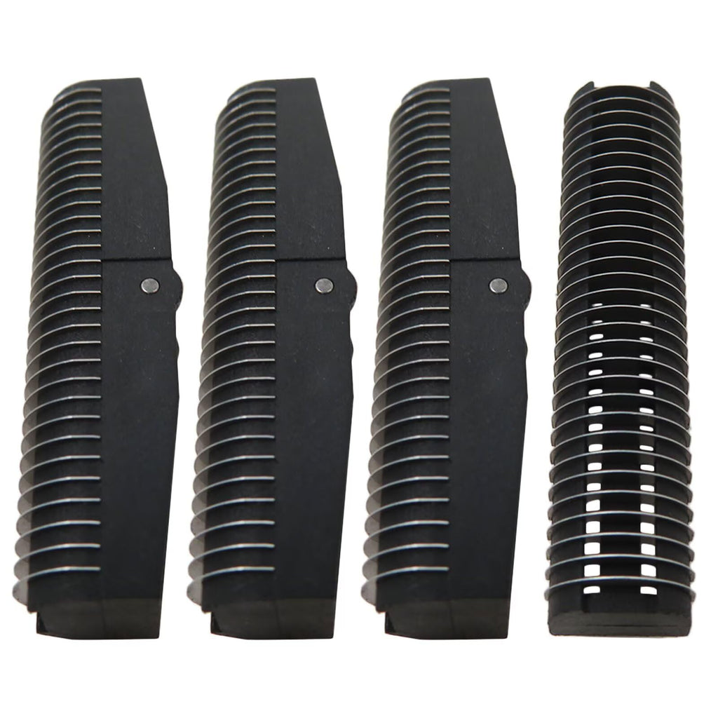 New Zafina-UP Foil Shaver Replacement Blades Fit for Andis Foil Shaver TS1 (17150, 17235, 17220), TS2 (17200), Fit for Wahl 5 Star Vanish(8173-700), 4Pcs Blades for Babylixx FXFS2 series