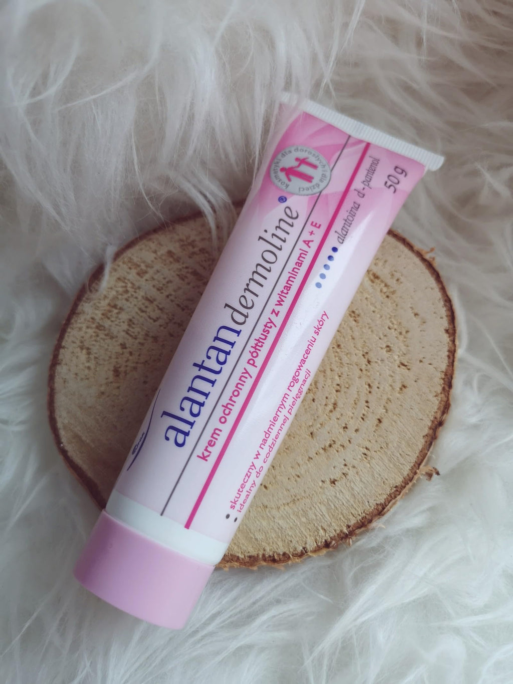 Alantan Dermoline Semi-Skimmed Vitamin A+E Cream 50g