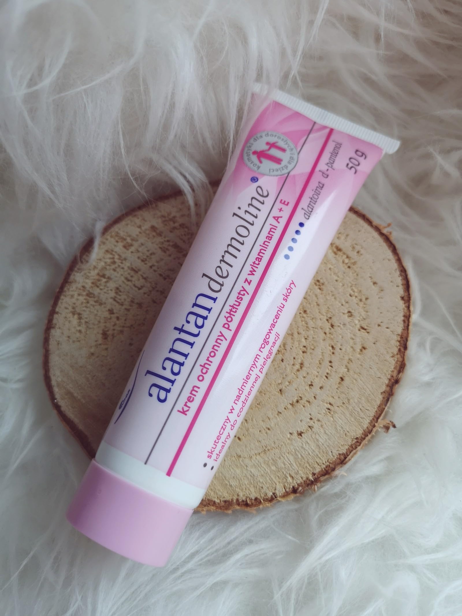 Alantan Dermoline Semi-Skimmed Vitamin A+E Cream 50g