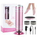 VOCOSTE 1200RPM Electric Callus Remover for Feet, 2 Replaceable Grinding Discs, 60 Sandpaper Discs, 1 Moisturizing Socks, Professional Pedicure Tool Kit for Dead Skin & Hard Cracked Heels