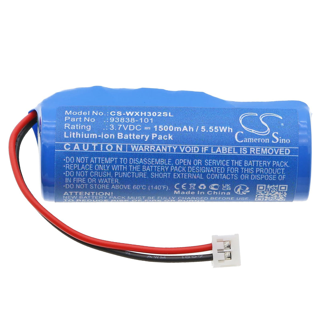 CS Cameron Sino 1500mAh / 5.55Wh Replacement Battery for Wahl Detailer Cordless Trimmer, 3024976, 93838-101