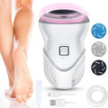 Electric Foot Callus Remover for Women Men, Rechargeable Electric Foot File Pedicure Tool with 2 Speeds and 6 Grinding Heads, Portable Feet Grinder for Cracked Dry Heels Dead Skin Calluses
