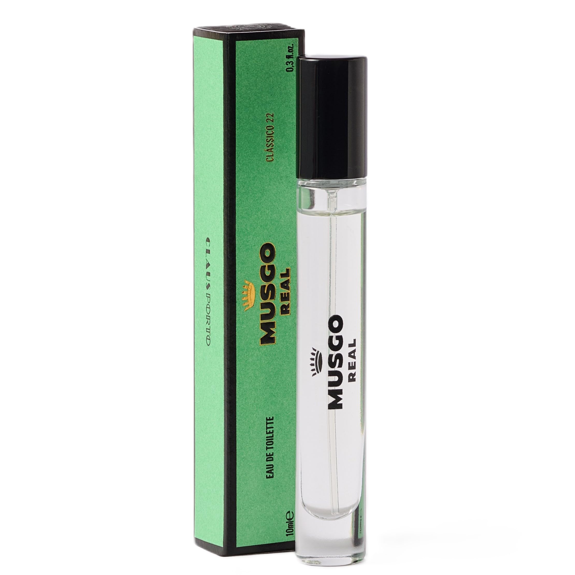 Claus Porto - Musgo Real Eau de Toilette Classico 22 | Discreet, Powerful, Elegant | Woody, Fresh, Citrus, Aromatic (10 mL | 0.34 fl oz)