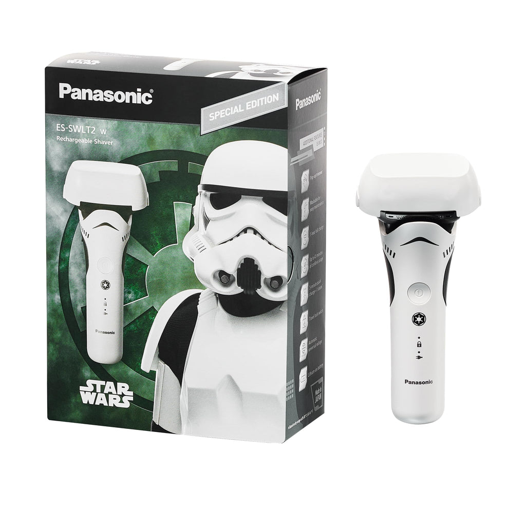 Panasonic Hybrid Wet Dry Shaver, Trimmer & Detailer with Two Adjustable Trim Attachments, Pop-up Precision Detail Trimmer & Shave Sensor Technology,
