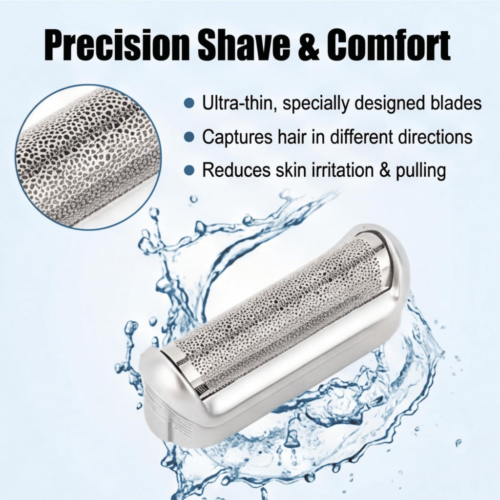 Lausixy Electric Shaver Replacement Foil and Cutter Heads, Men's