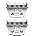 Audoc 2PCS 10 Blades Dog Grooming Blades Compatible with Andis,Oster A5,Wahl km10 Dog Clippers,Size-#10, 1/16-Inch Cut Length (2pcs #10 (1.5mm))