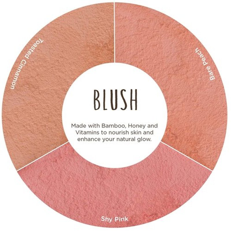 Burts Bees 100% Natural Blush with Vitamin E, Toasted Cinnamon - 0.19 Ounce