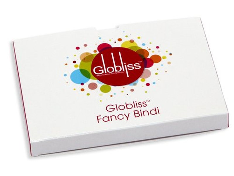 Globliss 4 Packs Crystal Indian Bindis Multicolored Jewels face Gems Forehead Sticker