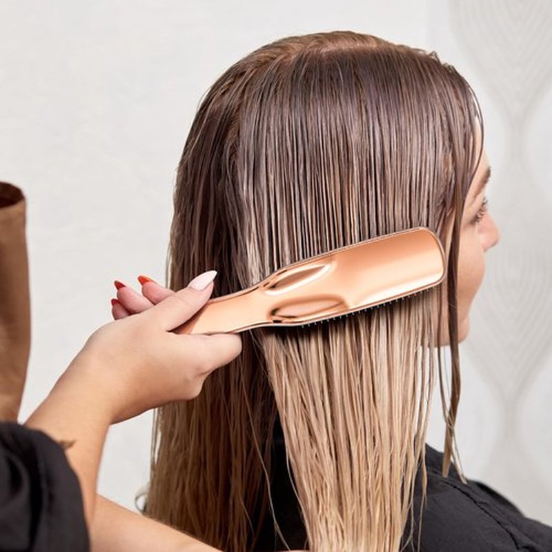 Daily Gard Detangling Hair Brush, Dry and Wet Detangler Hair Brush for Women and Men, Massager Scalp Brush for Straight/Long/Fine Hair, Rose Gold