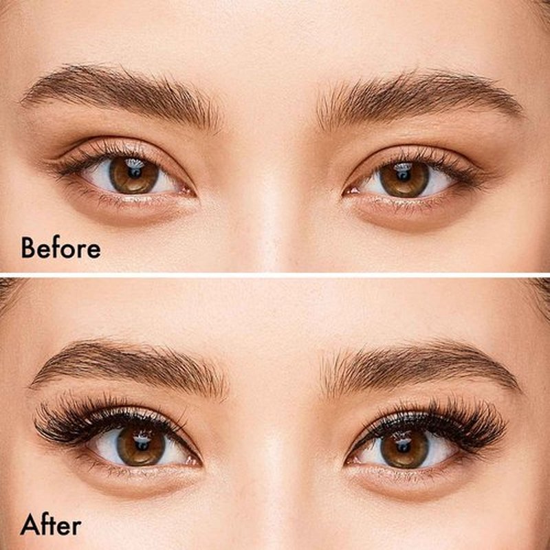 i-ENVY False Lashes, Remy 3D Lashes Value Pack 100% Human Hair Natural Fluffy Wispy Invisible Band Seamless Look Reusable Eyelashes (05)