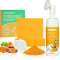 3 Pack Turmeric Soap Bar Turmeric Facial Cleanser for Face & Body, Turmeric Face Wash Turmeric Foaming Cleanser Turmeric Wash Facial Cleanser, Turmeric Bar *2 Turmeric Facial Cleanser 5.28 Fl.Oz