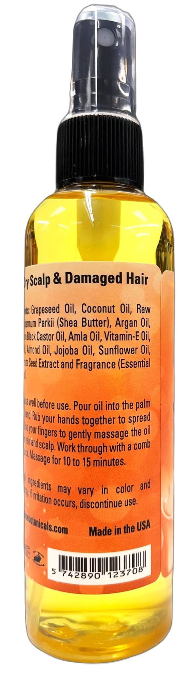 Mine Botanicals Mango butter Moisturizing Hair & Scalp Oil with Jamaican castor & amla oil