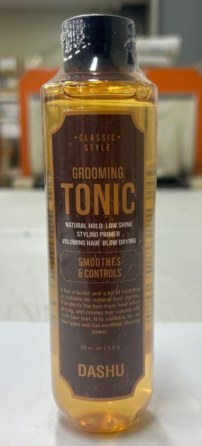 DASHU Hair Tonic for Men 6.76oz - Premium Volumizing Scalp Serum with Baobab Oil | Lightweight Grooming Solution