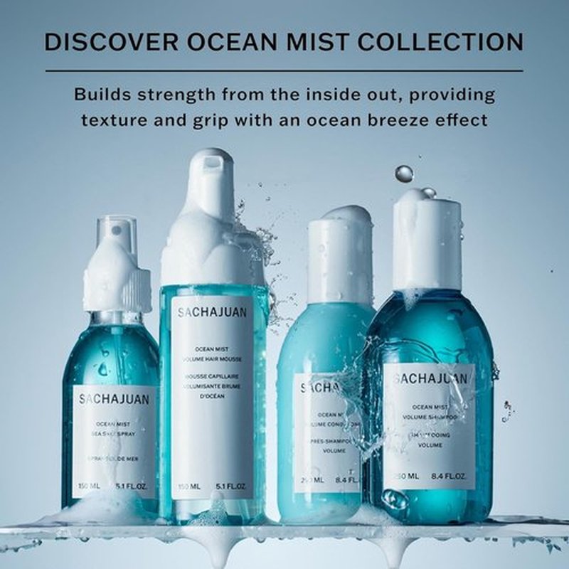 SACHAJUAN Ocean Mist Volume Shampoo and Conditioner Set - Lightweight Hydration with Ocean Silk Technology & Vegetable Proteins