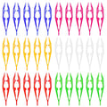 ZIQON 30PCS Plastic Tweezers Beads Tweezers for Dried Flowers Handmade Bead Tweezer Plastic Forceps Craft Tweezer for DIY Bead Jewelry Making Beading Project (30)