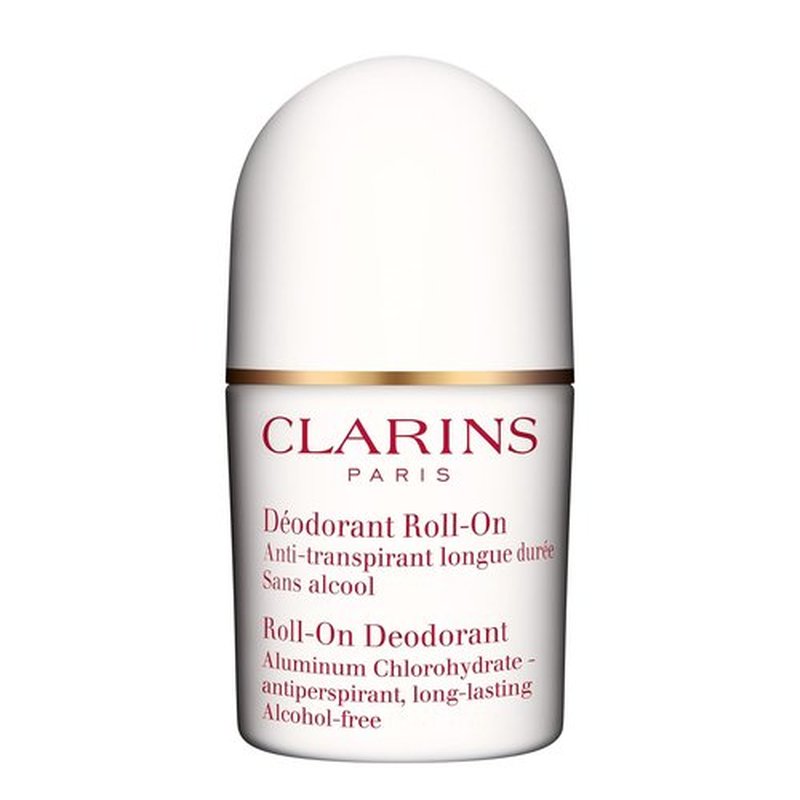 Clarins Roll-On Antiperspirant Deodorant - Alcohol-Free, Long-Lasting Formula | No White Residue | 1.7 Ounces