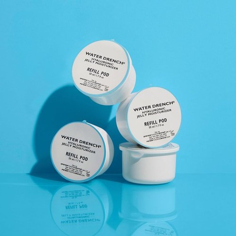Peter Thomas Roth | Water Drench® Hyaluronic Jelly Moisturizer Refill Pod - Fragrance-Free, Non-Comedogenic, Acne-Safe for Normal to Oily Skin