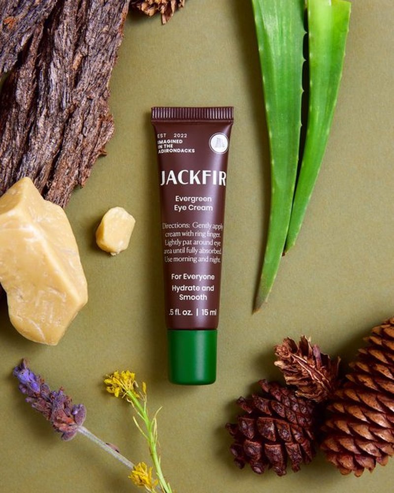 Jackfir Evergreen Eye Cream - Natural Formula for Men | Reduces Puffiness & Brightens Dark Circles | 0.5 Fl Oz