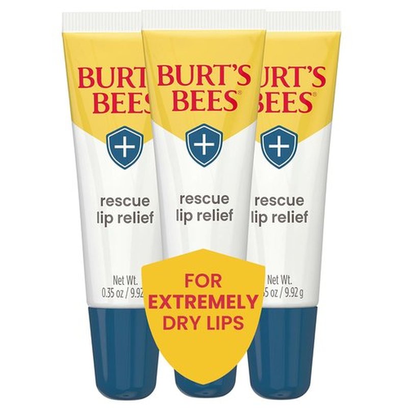 Burt's Bees Lip Relief - 100% Natural Shea Butter & Echinacea Formula | 0.35 Ounces