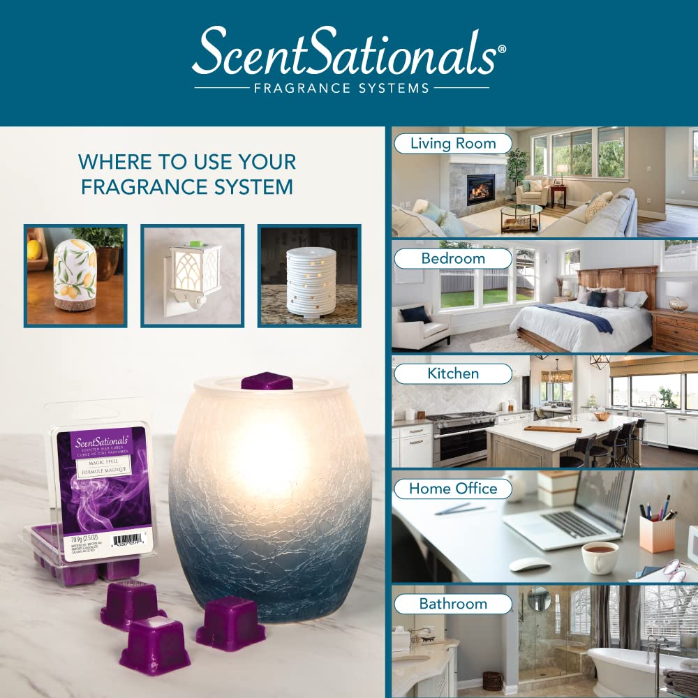 Scentsationals Wax Warmer, Wax Melt Warmer for Scented Melts - Truck Collection Red Truck - Candle Wax Melter for Fragrance Cubes and Tarts