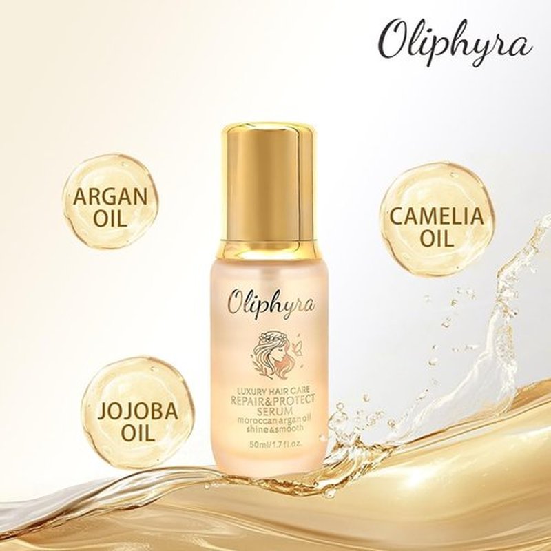 Skiennix Hair Oil - Weightless Argan & Jojoba Serum for Damage Repair & Shine | 1.7 Fl Oz