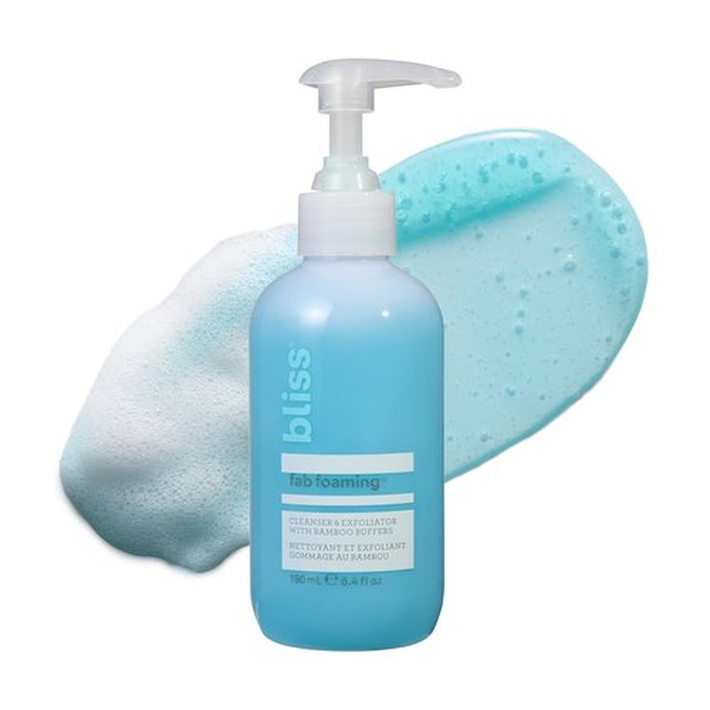 Bliss Micro Magic Microdermabrasion Scrub & Fab Foaming 2-in-1 Cleanser | Exfoliating Face Scrub + Gentle Cleanser Duo for Smooth, Glowing Skin | Pore Refining & Deep Cleansing Skincare Set