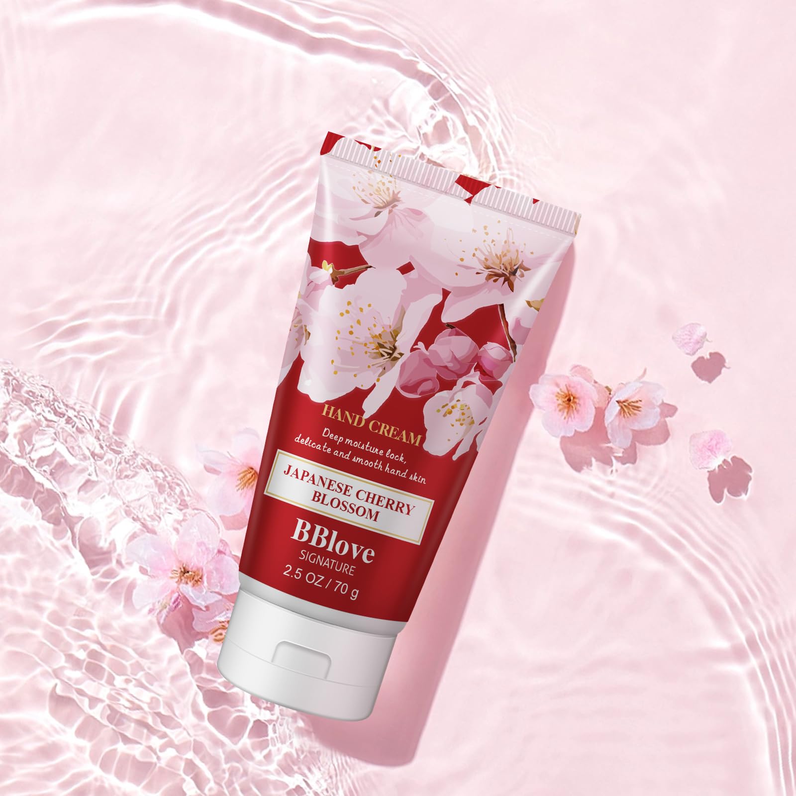 Vital Luxury Hand & Body Cream Gift Set, Hand Lotion Set Deeply Moisturizing for Rough Hands, Best Gift Ideas for Women,Travel Size, Japanese Cherry Blossom
