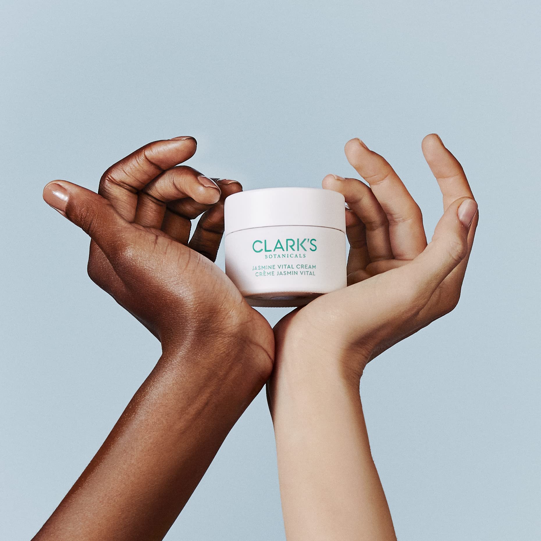 Clark's Botanicals Jasmine Vital Cream | Physician-Formulated Moisturizer | Sensitive Redness-Prone Skin | Jasmine Catalyst Complex | Niacinamide | Arnica | Hyaluronic Acid | Squalane | 1.7oz