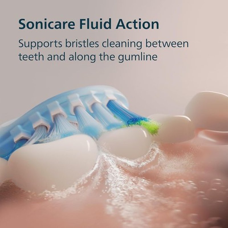 Philips Sonicare 6500 Series Electric Toothbrush - Advanced Sonic Technology, Pressure Sensor, 9 Settings, Purple | HX7417/05