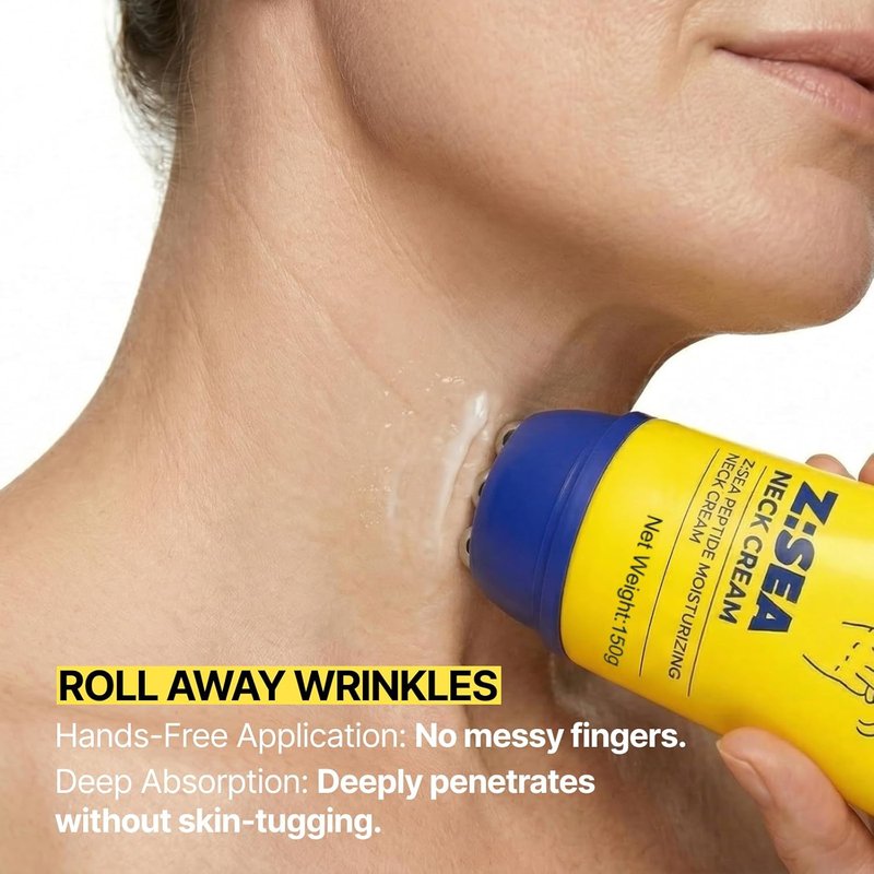 Z:SEA Neck Firming Cream - Anti-Aging Tightening & Lifting Treatment for Crepey Skin | 5.29 Oz