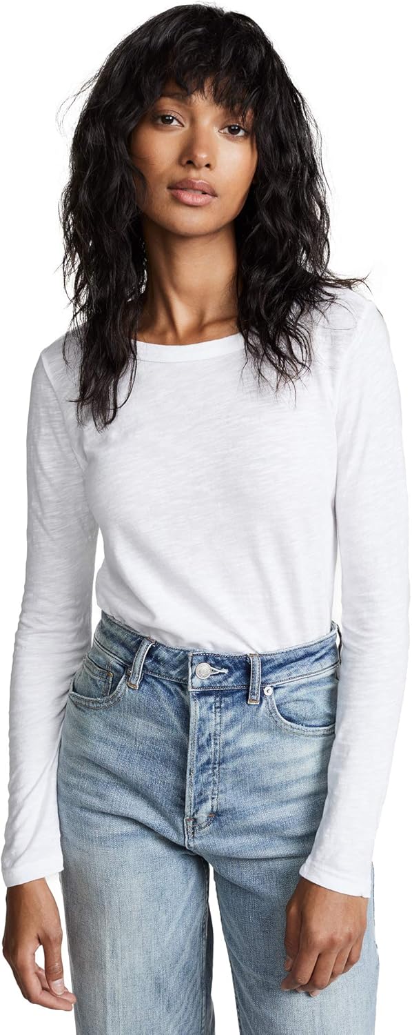 Velvet by Graham & Spencer Women's Lizzie Long Sleeve Tee - Soft, Comfortable Fit | Perfect for Layering