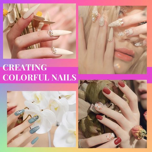 3PCS Acrylic Nail Brush Set, 8/12/14. Kolinsky Nail Art Brushes for Acrylic Application, Sturdy Handle Oval Shaped Acrylic Powder Nail Design Tools for Professional Manicure DIY Home