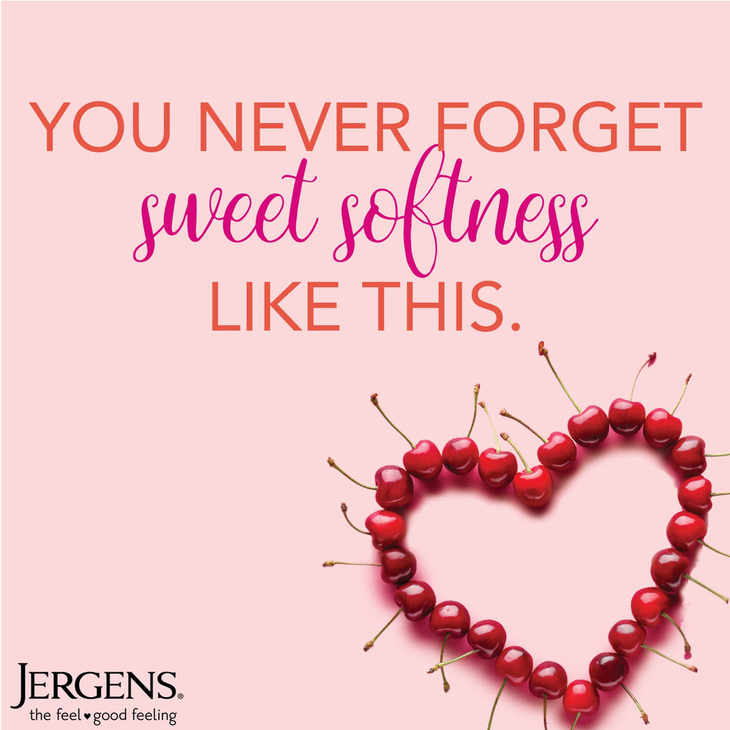Jergens Original Scent Dry Skin Moisturizer with Cherry Almond Essence, 10 Ounces