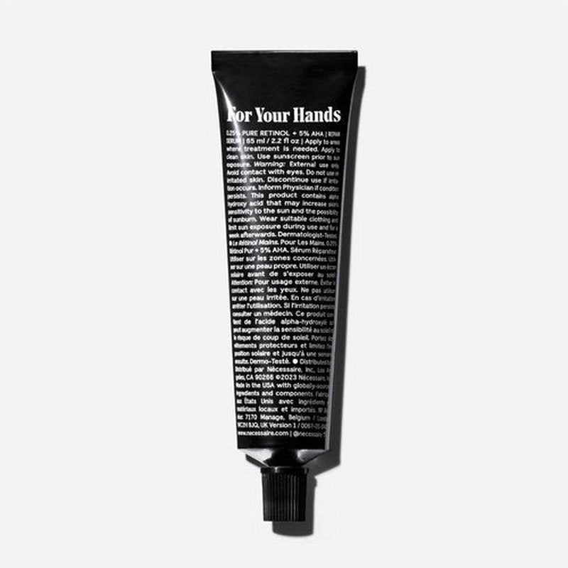 Nécessaire The Hand Retinol Serum - Anti-Aging Repair for Wrinkles & Spots | 0.25% Pure Retinol, 2.2 fl oz
