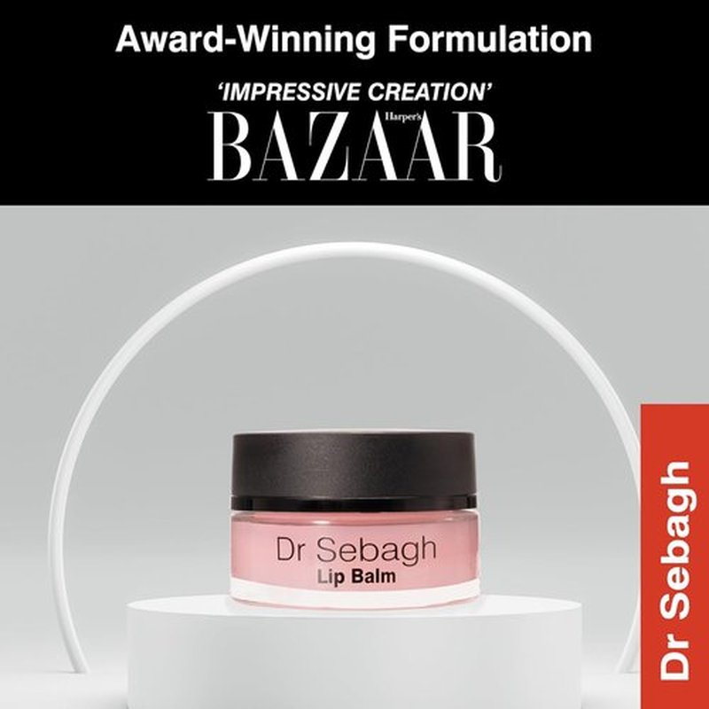 Dr Sebagh Lip Balm - Luxury Healing Treatment for Dry & Chapped Lips | Intense Hydration (0.5 fl oz)