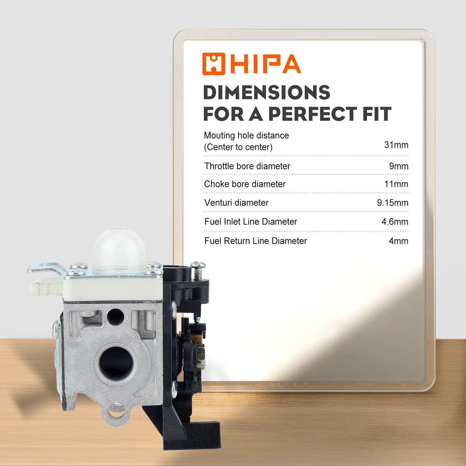 Hipa RB-K92A Carburetor For Echo HC152 HC-152 Shindaiwa HT232 DH235 Hedge Trimmer Replaces A021001673 A021004740 A021001671 A021001672 Carb w/Gaskets