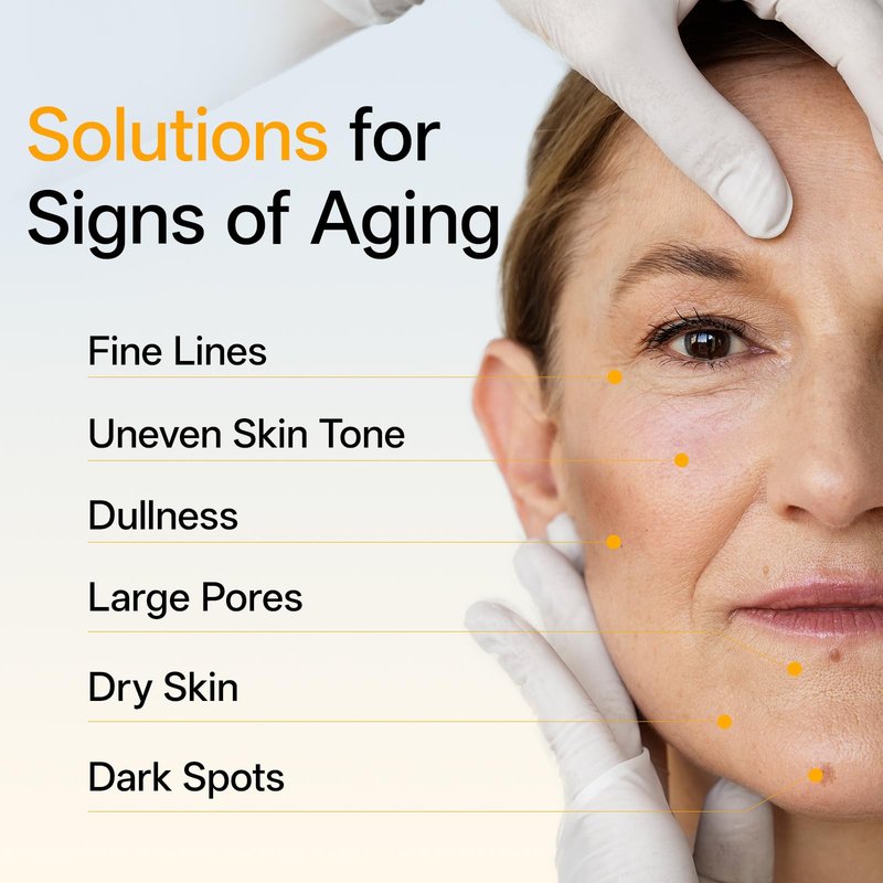 WNP Vitamin C Serum for Face - Dermatologist Tested Anti-Aging & Brightening with Hyaluronic Acid & Vitamin E, Treatment for Dark, Age, Sun Spot, Melasma, Hyperpigmentation, Fine Lines & Wrinkles