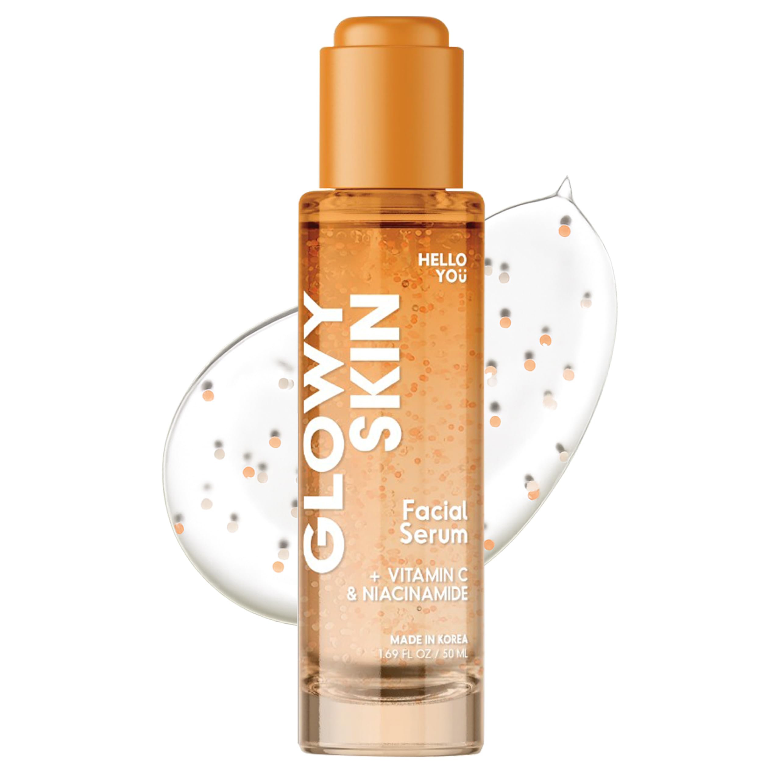 Hello You Vitamin C Serum For Face With Niacinamide – Dermatologist Tested, Korean Skin Care – Supports Glowy Skin, Enhances Tone & Smooths Texture For A Youthful Looking Complexion – Vegan 1.69 Fl Oz