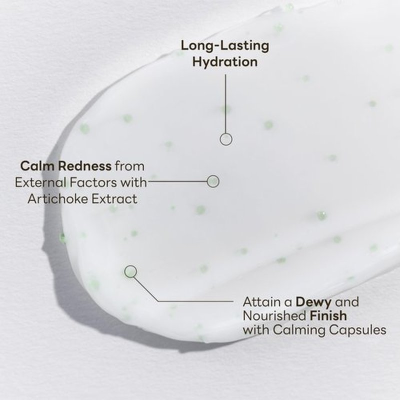 molvany Artichoke Calming Care Soothing Cream - Daily Facial Hydrating Moisturizer & Body Cream - Korean Skincare for Dehydrated & Sensitive Skin - 3.4 fl. oz