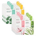 Mediheal Sheet Mask New Essential HERO 16 pack (Collagen, Tea Tree, Madecassoside, Vita) | Korean Skincare Facial Sheet Mask Combo Kbeauty Korean Glass Skin