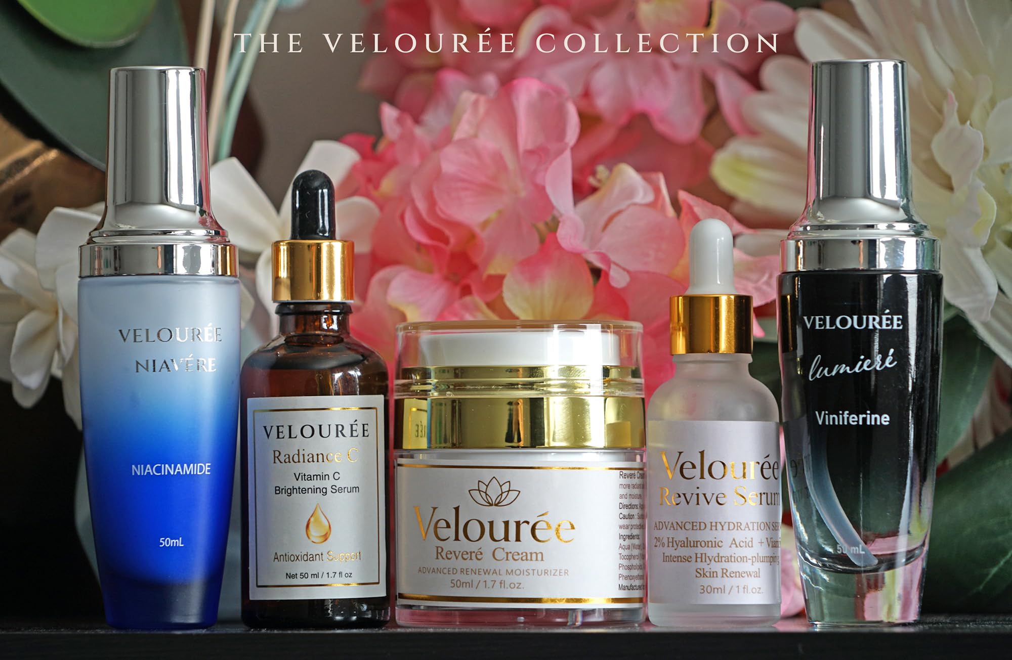 Hyaluronic Acid 2% + B5 (with Ceramides), Multi-Depth Hydration Serum for Plumper, Smoother Skin. Revive by Velourée