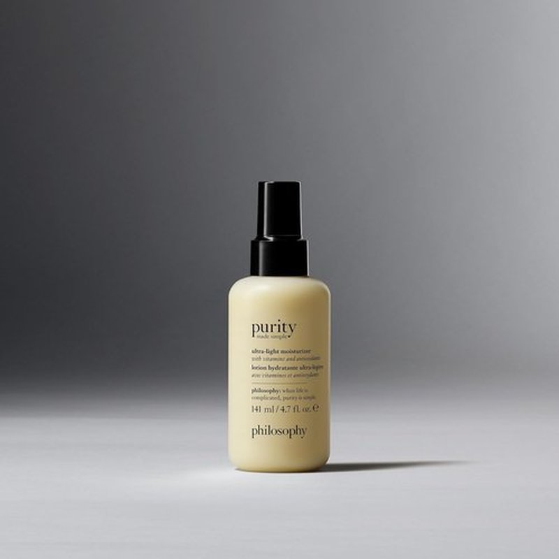 Philosophy Purity Made Simple Pore Face Moisturizer - Ultra-Light Hydration with Vitamins C & E, Green Tea, Meadowfoam Seed Oil & Chia Seed Oil