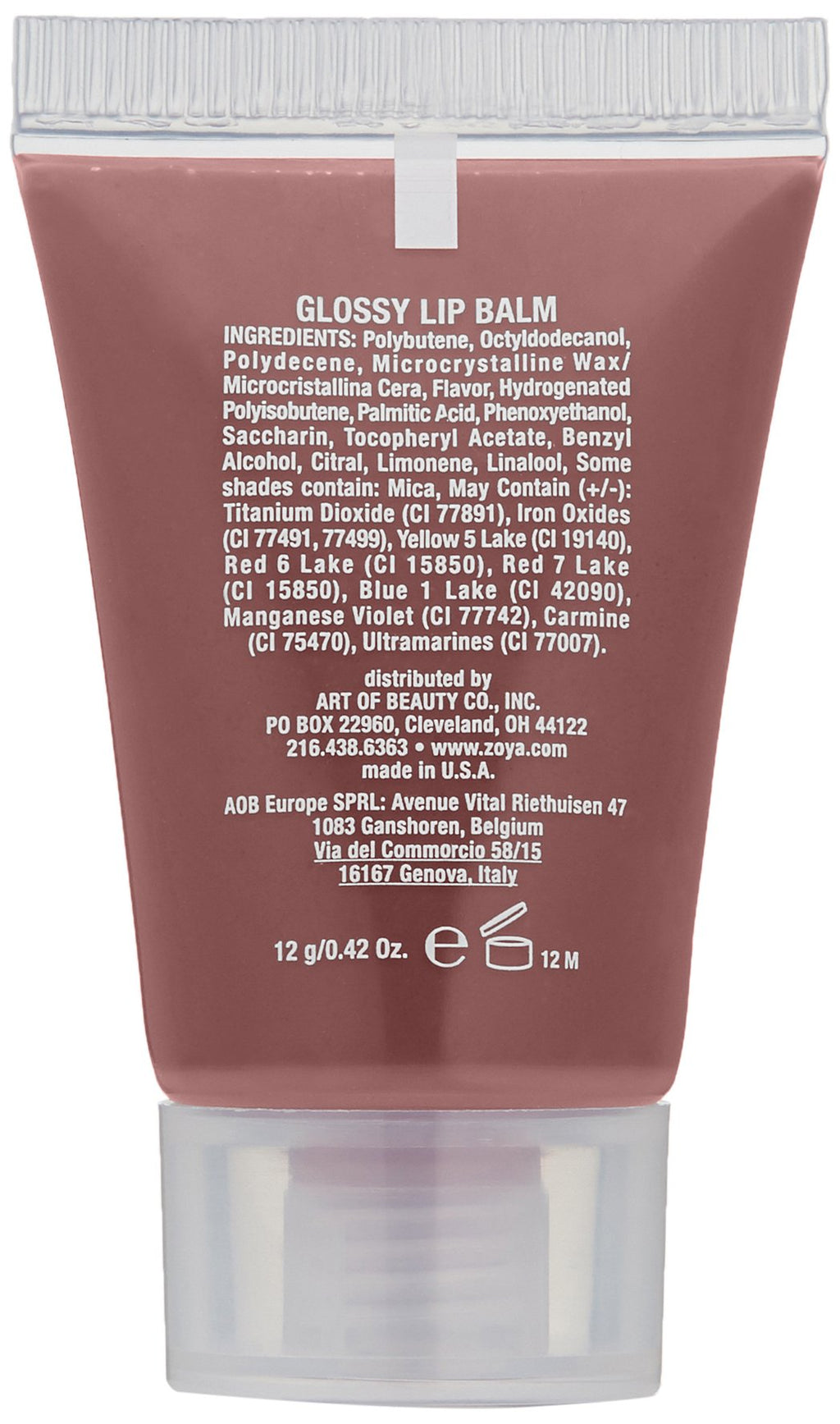 ZOYA Lip Gloss, Boudoir, 0.42 oz.