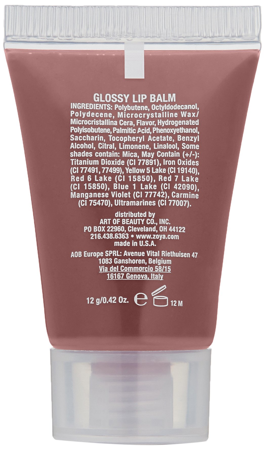 ZOYA Lip Gloss, Boudoir, 0.42 oz.