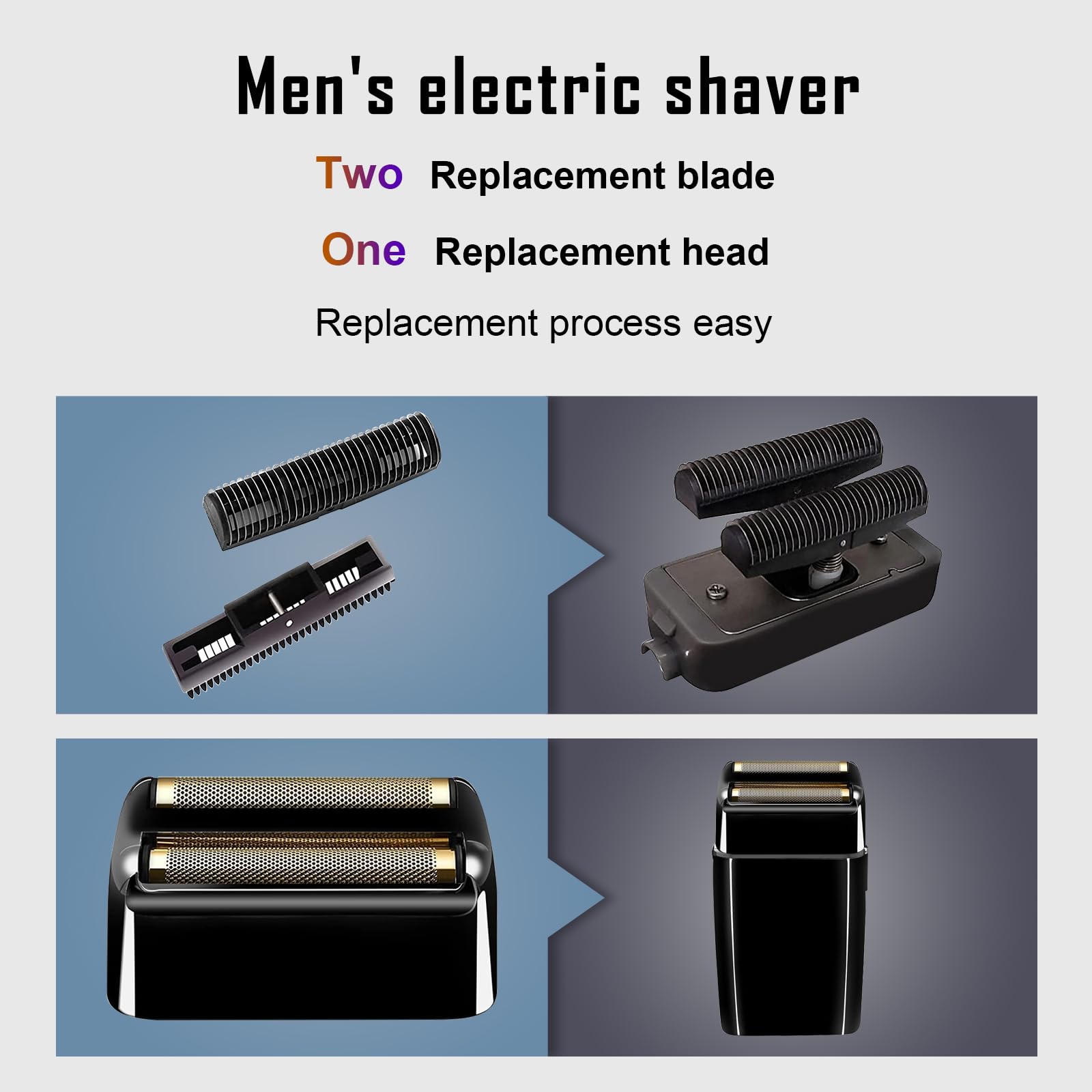 FXFS2 Shaver Replacement Foil & Cutters Compatible with BaBylissPRO Double