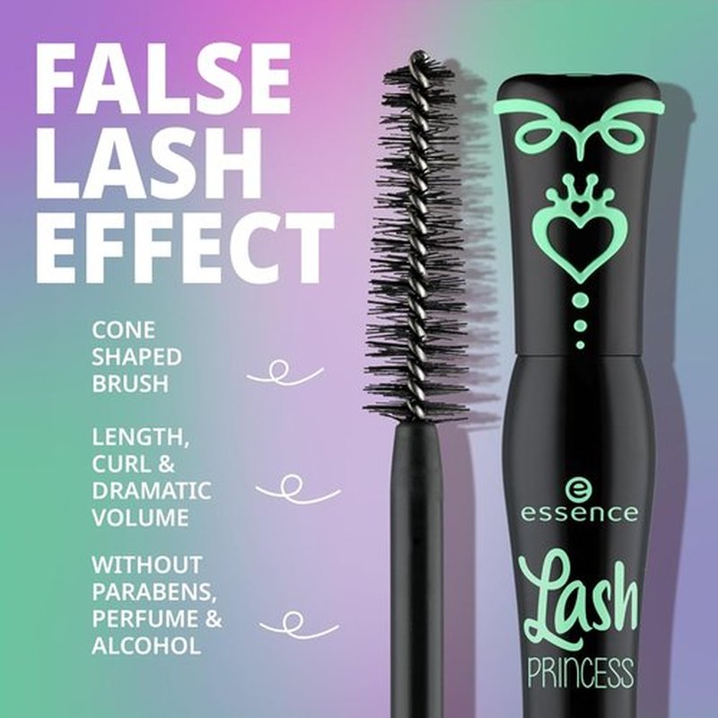 Essence Lash Princess Mascara Holiday Gift Set - 4 Vegan & Cruelty-Free Mascaras | Waterproof, Curl & Volume | Perfect Stocking Stuffer for Beauty Lovers