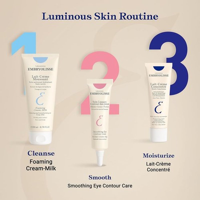 Embryolisse Smoothing Eye Contour Care - Revitalizing Gel Cream for Fine Lines & Puffiness | 0.50 Fl Oz