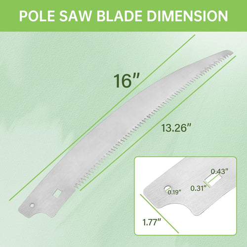 15" Pole Saw Blade for Fiskars Tree Pruner 6391 9388 9390 7889 7831 8391